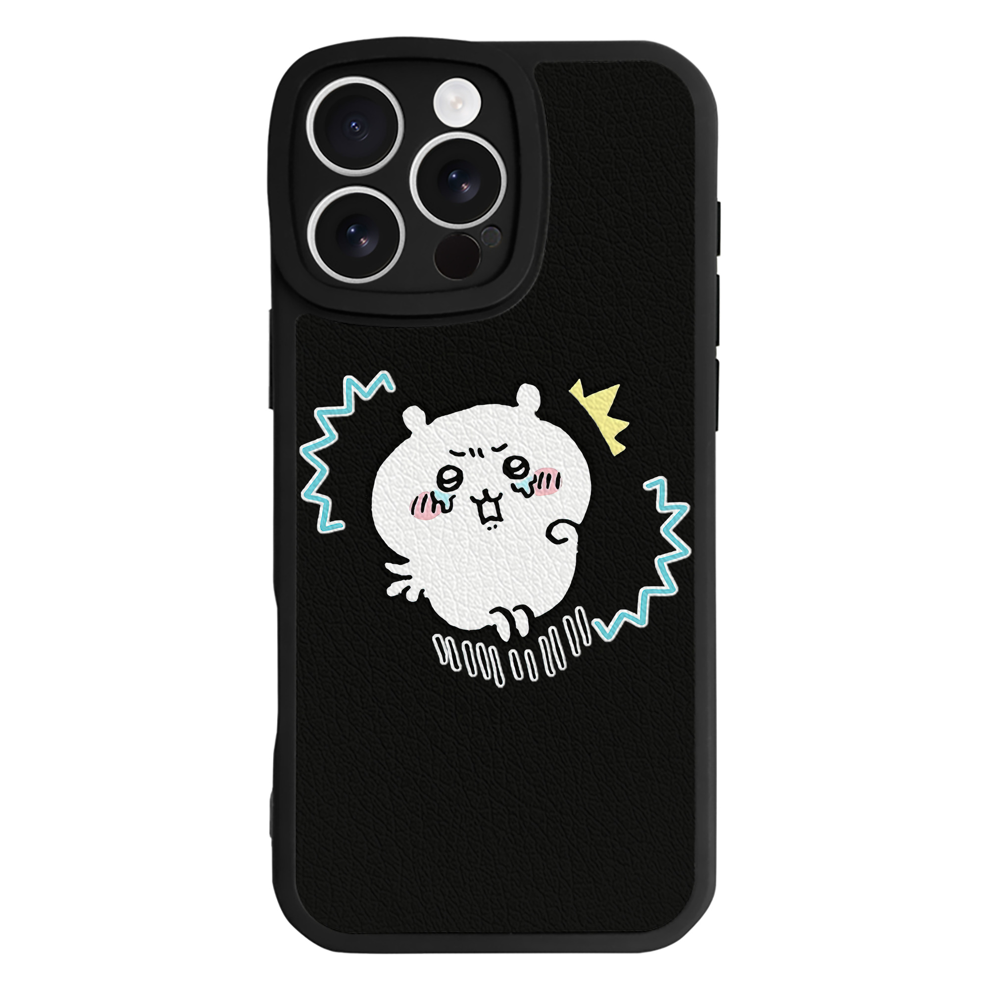 （画像用） ちいかわ ちいかわ Chii-kawa chiikawa 【iPhone 16シリーズ対応】シリコンスマホケース（レザー調） 材質：シリコン